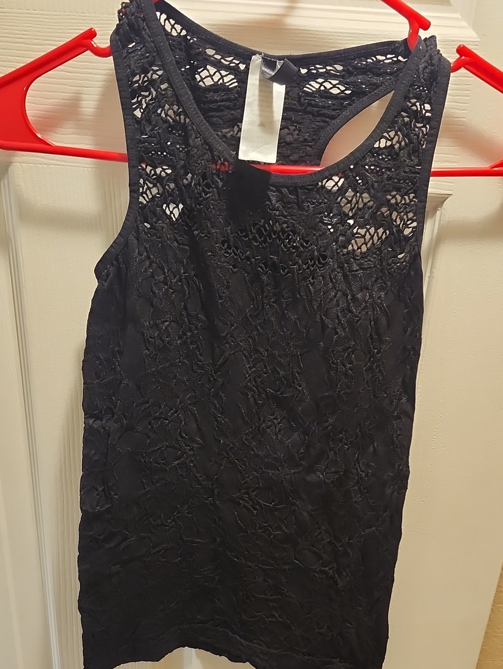 New Mix Black Lace Tank Top